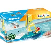 PLAYMOBIL Family Fun - Zeilbootje Constructiespeelgoed 70438