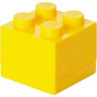 Room Copenhagen LEGO Mini Box Lunchbox opbergdoos Geel, 4 noppen