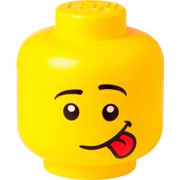Room Copenhagen Lego Storage Head L - Silly opbergdoos Geel
