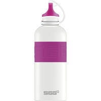 SIGG CYD Pure White Touch Berry 0,6 L drinkfles Wit/paars