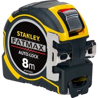 Stanley FatMax Pro Autolock Rolbandmaat meetlint Zwart/geel, 8 meter, breedte 32mm