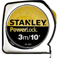 Stanley Rolbandmaat Powerlock ABS meetlint 3 meter/ 10 feet (ft), breedte 12,7mm