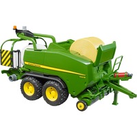 bruder John Deere C441 Ronde balenpers en wikkelmachine Modelvoertuig 02032