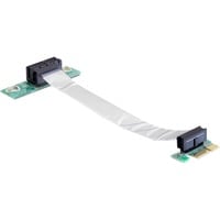 DeLOCK Riser Card PCI Express x1 > x1 met flexibele kabel 13 cm links gericht 