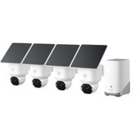 Eufy SoloCam E42 beveiligingscamera Wit, 4-Cam with HomeBase S380