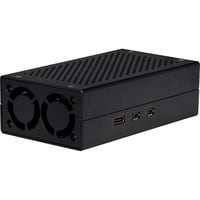 Joy-IT M2-Hat Alucase voor Raspberry Pi 5, behuizing Zwart