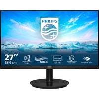 Philips 271V8LAB 27" monitor Zwart, 1x HDMI, 1x VGA, Sound