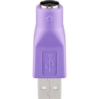 goobay Adapter USB > PS/2 Paars