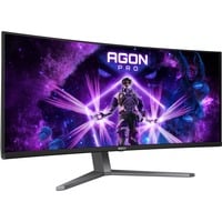 AOC AGON PRO AG346UCD 34" Curved UltraWide gaming monitor Donkergrijs/zwart, 2x HDMI, DisplayPort, 3x USB-A, USB-B, 175 Hz