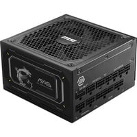 MSI MAG A1000GL PCIE5 II, 1000W voeding Zwart, 2x PCIe, 1x 12V-2x6, kabelmanagement