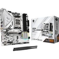 ASRock B850M Steel Legend WiFi socket AM5 moederbord RAID, 2.5 Gb-LAN, Wi-Fi 7, BT, Sound, µATX