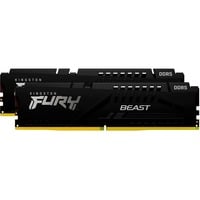 Kingston FURY 16 GB DDR5-6000 Kit werkgeheugen Zwart, KF560C30BBK2-16, Beast, XMP