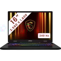 MSI Crosshair A16 HX (D8WFKG-006BE) 16"  gaming laptop Grijs | Ryzen 7 8840HX | RTX 5060 | 16 GB | 1 TB SSD | 240 Hz