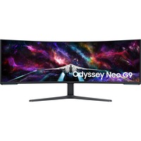 Samsung Odyssey Neo G95NC 57" 8K UHD Curved UltraWide gaming monitor Wit/zwart, 3x HDMI, 1x DisplayPort, 240 Hz