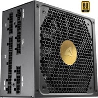 Sharkoon Rebel P30 Gold 1000W voeding Zwart, 1x 12VHPWR, 4x PCIe, Kabelmanagement