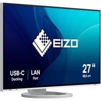 EIZO EV2795-WT 27" gaming monitor Wit, HDMI, DisplayPort, 3x USB-A 3.2 (5 Gbit/s), USB-B, 2x USB-C 3.2 (5 Gbit/s), RJ-45