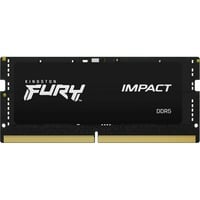 Kingston FURY Impact 16 GB DDR5-5600 (1x 16 GB) laptopgeheugen Zwart, KF556S40IB-16, SO-DIMM