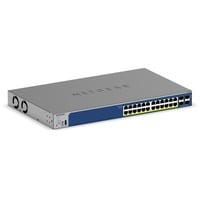 Netgear 24-poorts Gigabit PoE+ Smart Switch met 4 SFP+ poorten Grijs, 10G,Smart Managed