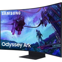 SAMSUNG S55CG97WNU Mini LED Gaming Monitor Odyssey Ark G97NC 55" 4K UHD Curved Zwart, 165 Hz, HDMI, DisplayPort, USB, Audio, WLAN, AMD FreeSync, Tizen