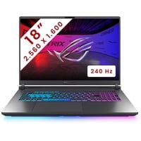 ASUS ROG Strix G18 (G815LR-S9103W) 18" gaming laptop Grijs | Core Ultra 9 275HX | RTX 5070 Ti | 32 GB | 2 TB SSD | 240 Hz