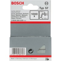 Bosch Nieten met platte draad Type 57, 10,6mm clip 1000 stuks