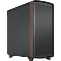 Fractal Design Summit Black Solid midi tower behuizing Zwart/houtkleur | 2x USB-A | 1x USB-C