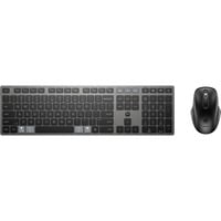 HP 720 draadloos toetsenbord en muis desktopset Zwart, BE lay-out (AZERTY), 100%, 1600 dpi - 4000 dpi