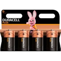 Duracell Plus Alkaline D-batterijen 4 stuks