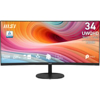 MSI PRO MP341CQ E12 34" Ledmonitor Zwart, 2x HDMI, 1x DisplayPort, AMD FreeSync, 120 Hz