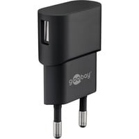 goobay 5W USB-A oplader Zwart, 1x USB-A