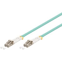 goobay Optische LC-LC Multimode (OM3) glasvezelkabel Azuurblauw, 15 meter