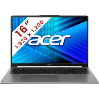 Acer Extensa 16 (EXO16-71-593J) 16"  laptop Grijs | Core 5 125H | Arc Graphics | 16 GB | 512 GB SSD