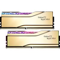 G.Skill 48 GB DDR5-6000 Kit werkgeheugen Goud, F5-6000J2636H24GX2-TR5NG, Trident Z5 Royal Neo, EXPO