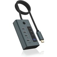 ICY BOX IB-HUB1454-C31 usb-hub Grijs/blauwgrijs