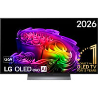 LG OLED evo AI G6 (OLED48G69LS) 48" Ultra HD OLED-tv Zwart, 4x HDMI, 3x USB, Optisch, Bluetooth, LAN, WLAN, CI+, HDR10, Dolby Vision