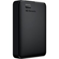 WD Elements Portable, 5 TB externe harde schijf Zwart, WDBU6Y0050BBK-WESN, Micro-USB-B 3.2 (5 Gbit/s)