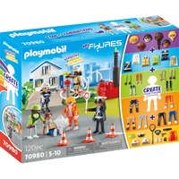 PLAYMOBIL Figures - My Figures: Reddingsmissie Constructiespeelgoed 70980