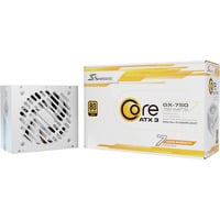 Seasonic Core GX-750-V2-WHITE, 750 Watt voeding Wit, 1x 12-Pin High Power GPU, 2x PCIe, Kabalmanagement