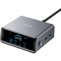 Anker 250W GaN Prime oplaadstation Zilver, 4x USB-C, 2x USB-A