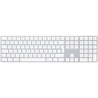 Apple Magic Keyboard met numeriek toetsenblok, toetsenbord Zilver/wit, EU lay-out (QWERTY), Scissor, Bluetooth
