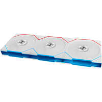 Lian Li UNI FAN TL FLEX 120 Wireless RGB case fans Wit, 3 stuks, 120 x 124 x 28 mm, PWM, 3 stuks, Incl. Controller