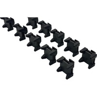 Trak Racer Kabelclips en -binders Zwart, 10 stuks