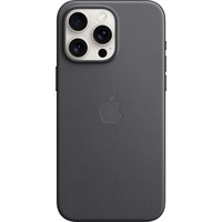 Apple FineWoven hoesje met MagSafe voor iPhone 15 Pro Max telefoonhoesje Zwart