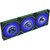 Lian Li UNI FAN SL-INF LCD FLEX 120 Wireless RGB case fans Zwart, 3 stuks, 120 x 124 x 28 mm, PWM