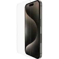 Belkin ScreenForce TemperedGlass voor iPhone 15 Pro beschermfolie Transparant