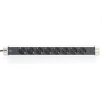 Digitus DN-95401 stekkerdoos Zwart/aluminium