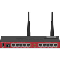 MikroTik RB2011UiAS-2HnD-IN router Zwart/rood