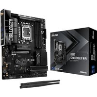 ASRock B860 CHALLENGER WIFI socket 1851 moederbord Zwart, RAID, 2.5Gb-LAN, Wi-Fi 7, BT, Sound, ATX