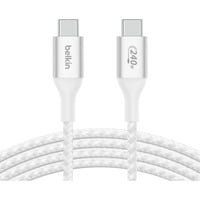 Belkin BoostCharge USB-C kabel Wit, 2 meter, 240 W