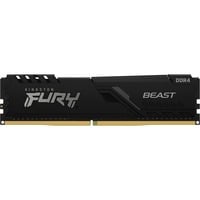 Kingston FURY 8 GB DDR4-3200 (1x 8 GB) werkgeheugen Zwart, KF432C16BB/8, Beast